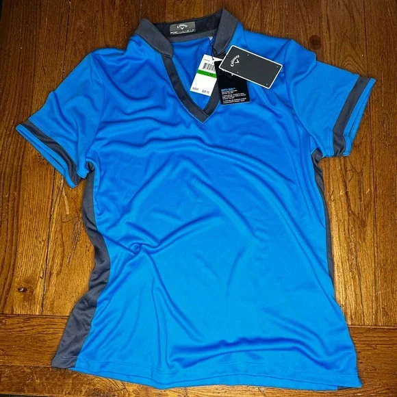 NWT - Callaway - Women’s - Color Block - Mandarin Collar - Golf Polo - Large - Picture 4 of 6